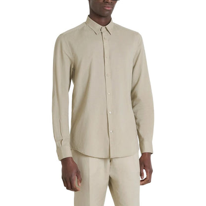 Antony Morato Beige Cotton Shirt Antony Morato