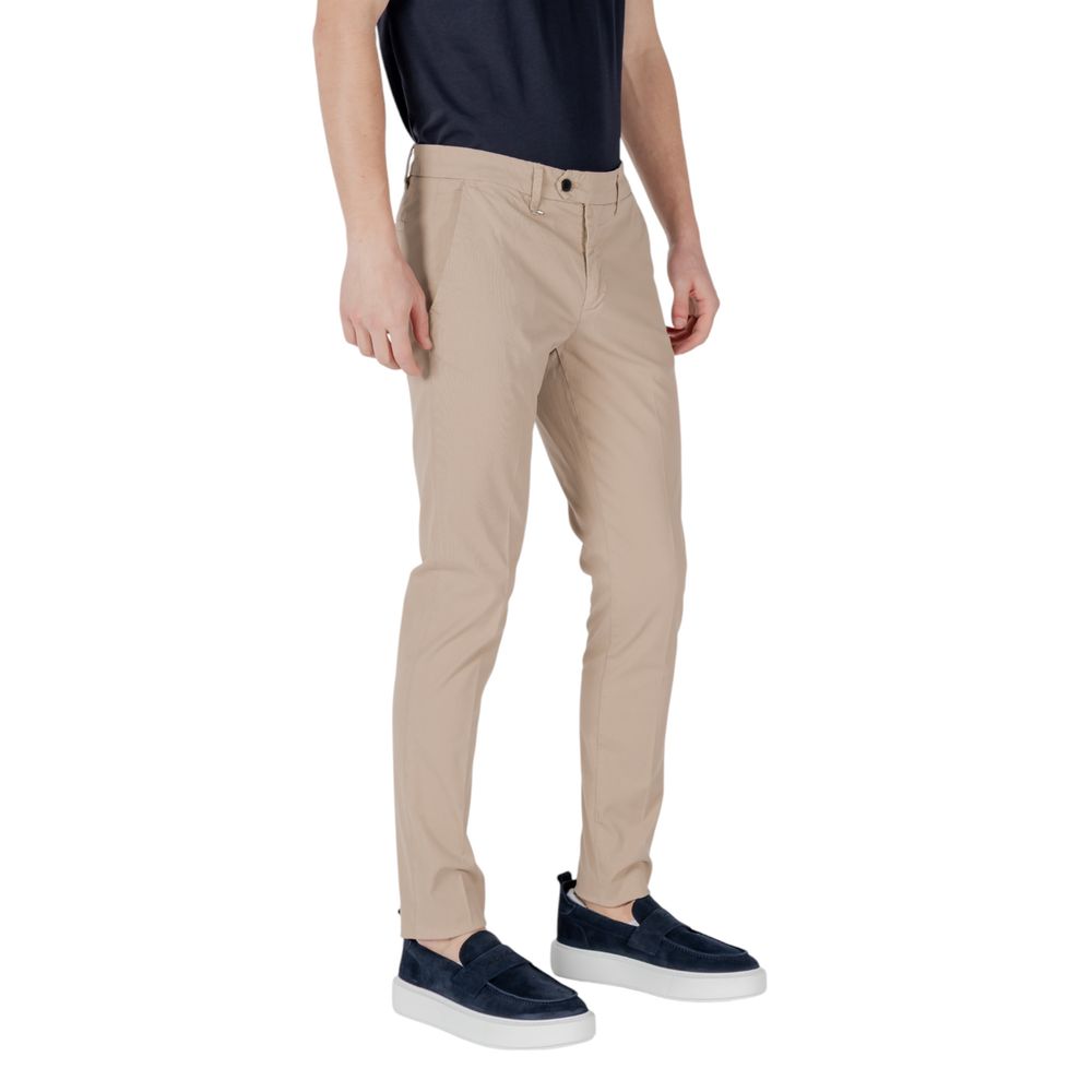 Antony Morato Beige Cotton Skinny Pants Antony Morato