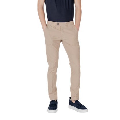 Antony Morato Beige Cotton Skinny Pants Antony Morato