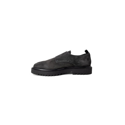 Antony Morato Black Leather Flat Boots Antony Morato