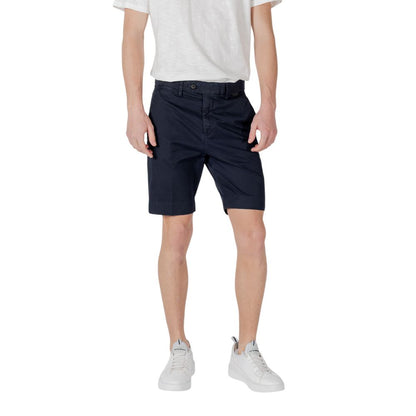 Antony Morato Blue Cotton Bermuda Shorts Antony Morato