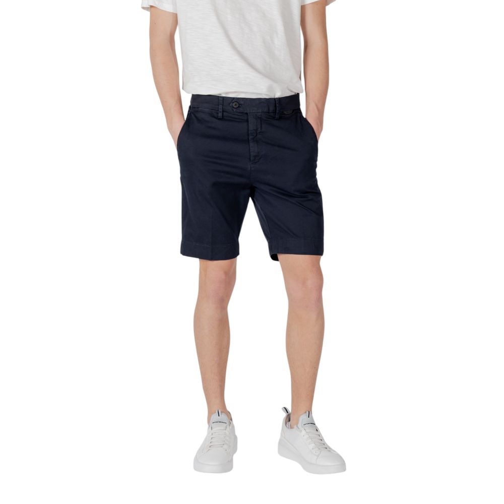 Antony Morato Blue Cotton Bermuda Shorts Antony Morato