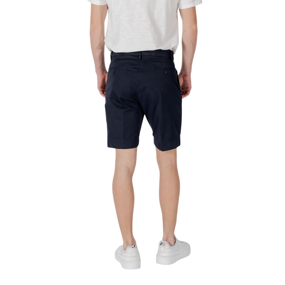 Antony Morato Blue Cotton Bermuda Shorts Antony Morato