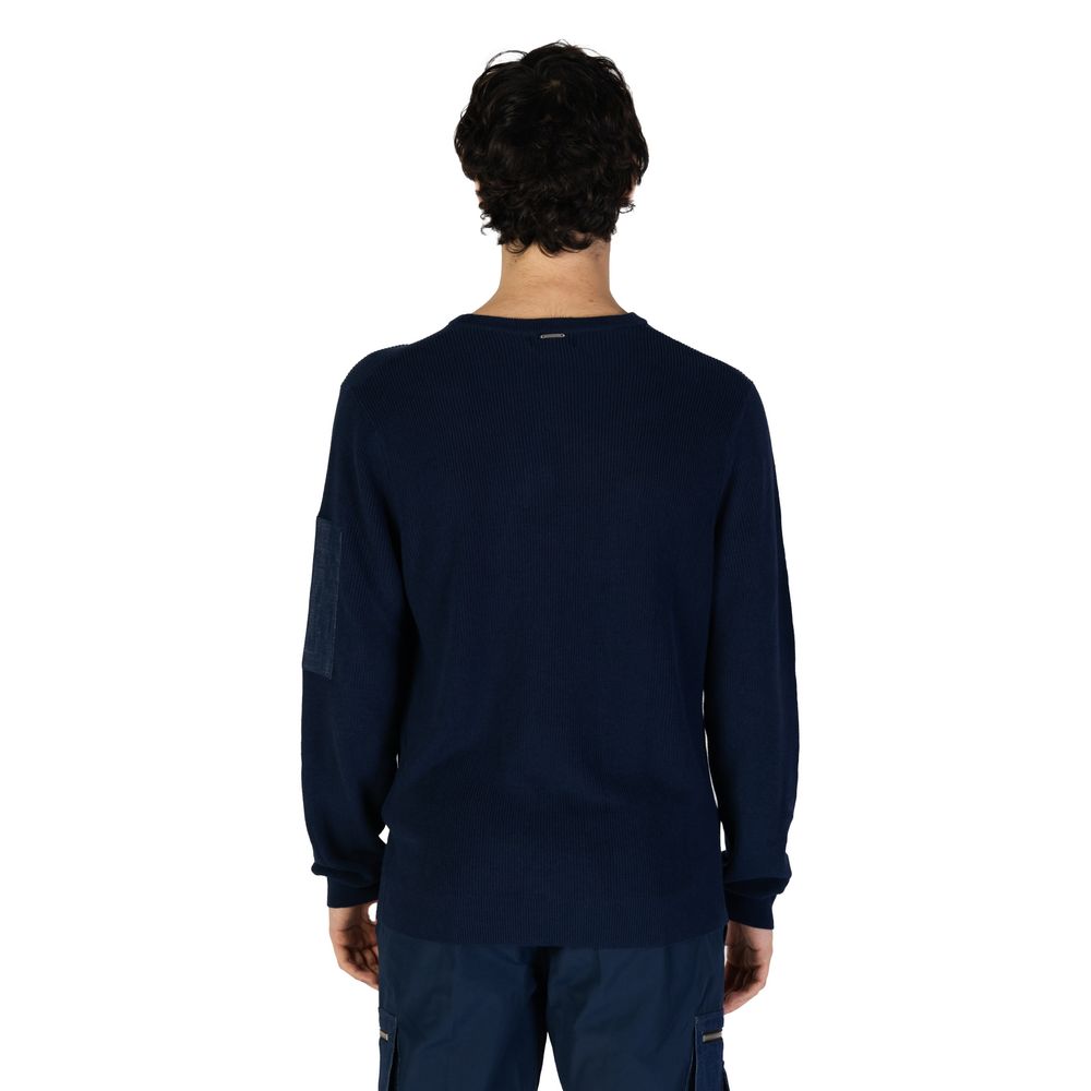 Antony Morato Blue Cotton Sweatshirt Antony Morato