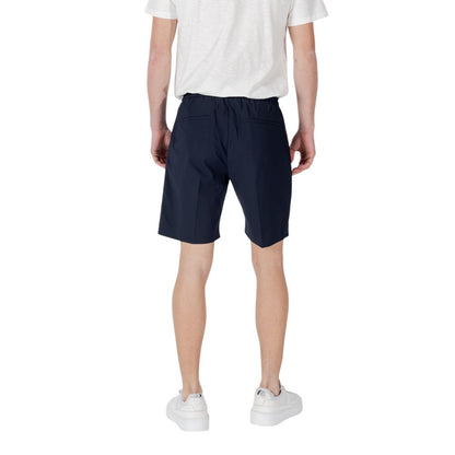 Antony Morato Blue Polyester Bermuda Shorts Antony Morato