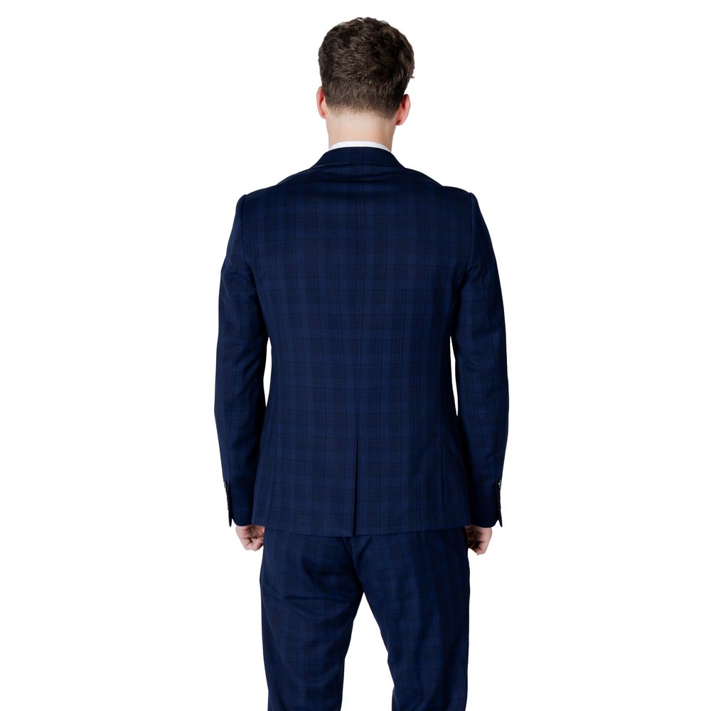 Antony Morato Blue Polyester Blazer Antony Morato
