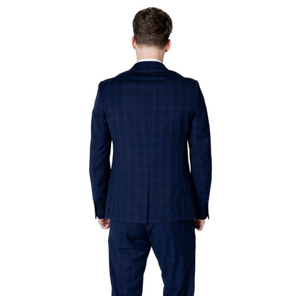 Antony Morato Blue Polyester Blazer Antony Morato