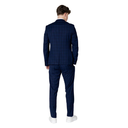 Antony Morato Blue Polyester Blazer Antony Morato