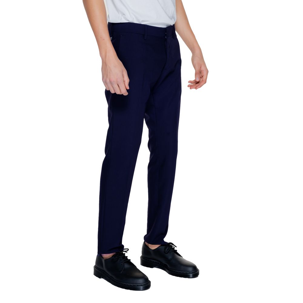 Antony Morato Blue Polyester Pant Antony Morato