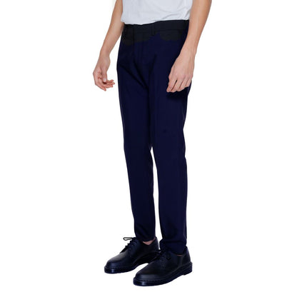Antony Morato Blue Polyester Pant Antony Morato