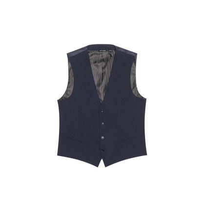 Antony Morato Blue Polyester Waistcoat Antony Morato