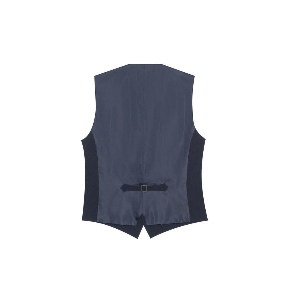 Antony Morato Blue Polyester Waistcoat Antony Morato