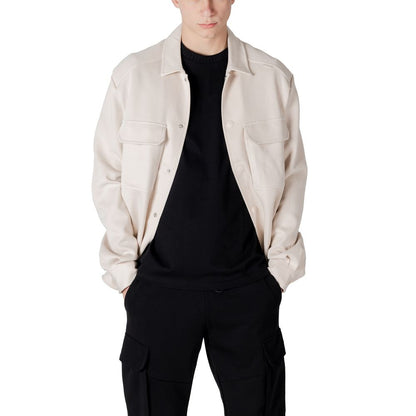 Antony Morato Cream Cotton Sweatshirt Antony Morato