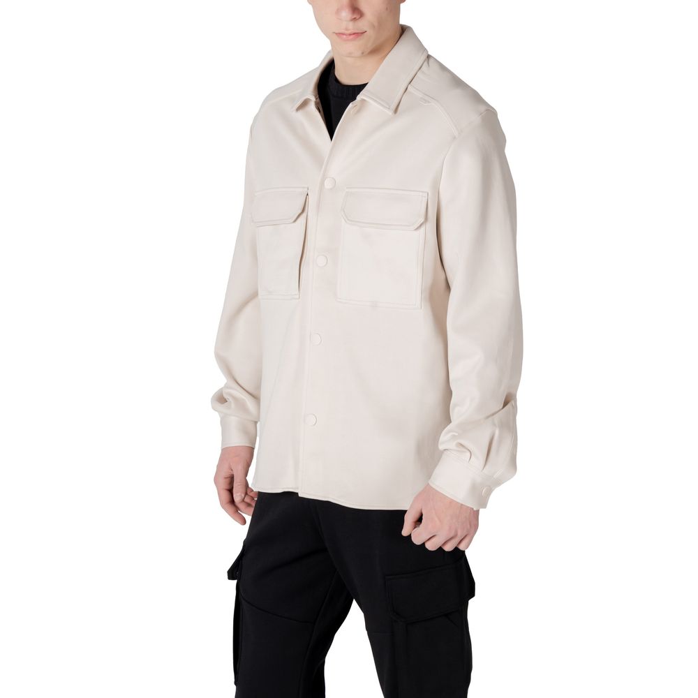 Antony Morato Cream Cotton Sweatshirt Antony Morato