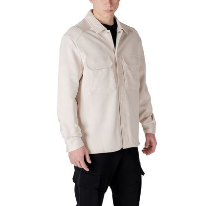 Antony Morato Cream Cotton Sweatshirt Antony Morato