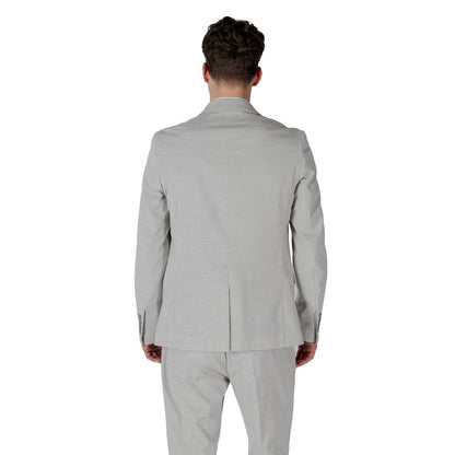 Antony Morato Gray Polyester Blazer Antony Morato
