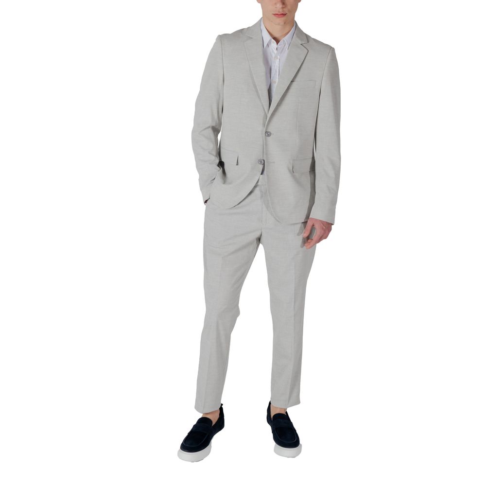 Antony Morato Gray Polyester Blazer Antony Morato