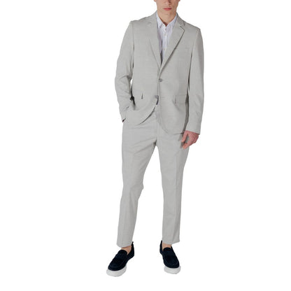 Antony Morato Gray Polyester Blazer Antony Morato