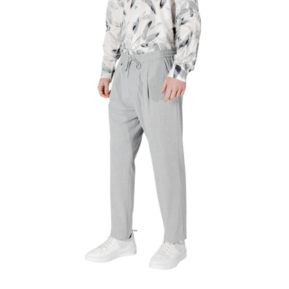 Antony Morato Gray Polyester Pant Antony Morato