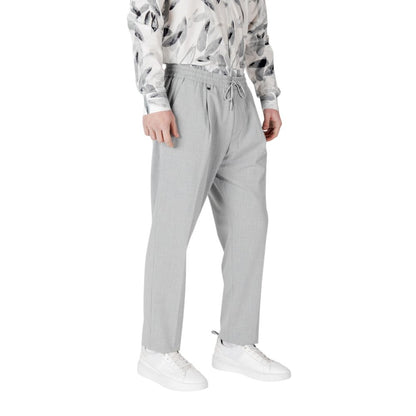 Antony Morato Gray Polyester Pant Antony Morato