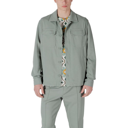 Antony Morato Green Polyester Shirt Antony Morato