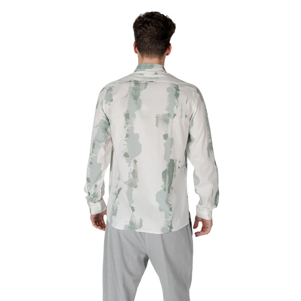 Antony Morato Green Viscose Shirt Antony Morato