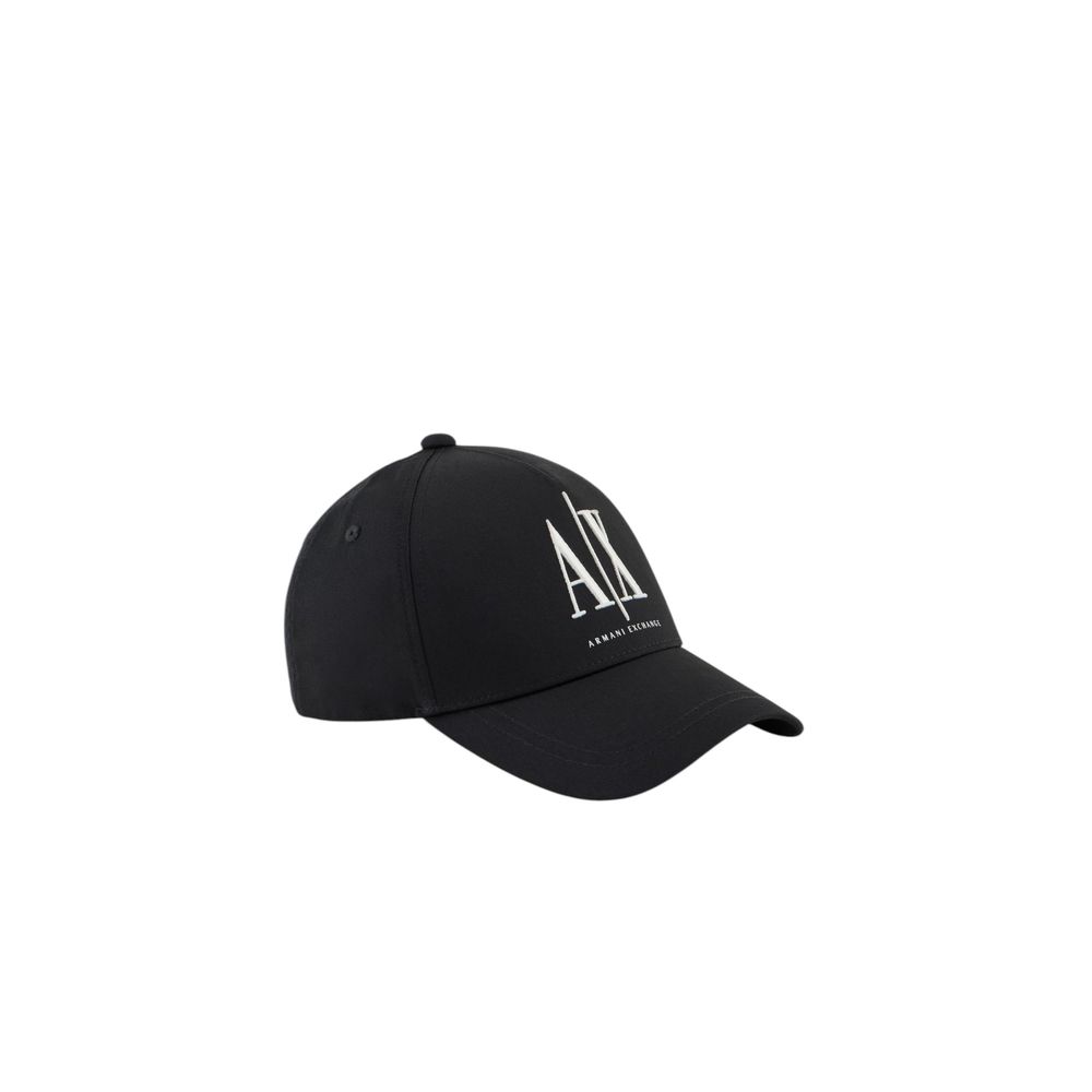 Armani Exchange Black Cotton Cap (Baseball Hat) Armani Exchange
