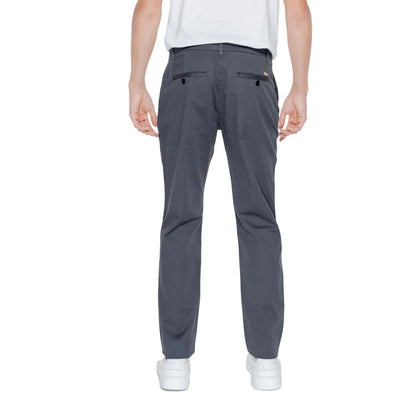Armani Exchange Black Cotton Casual Pants Armani Exchange