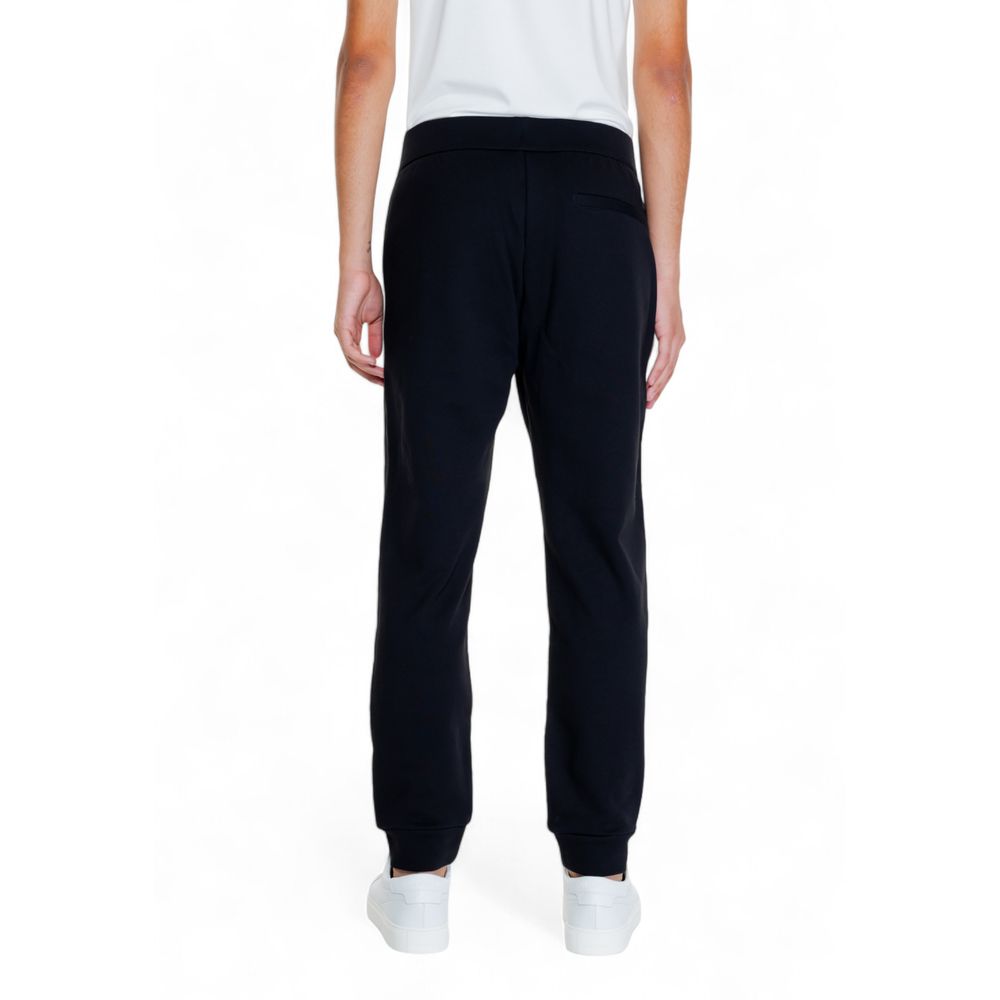 Armani Exchange Black Cotton Joggers (Workout Pants) Armani Exchange