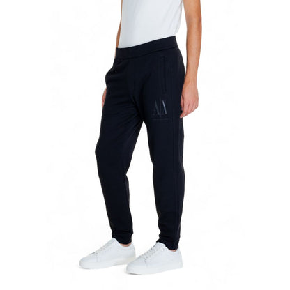 Armani Exchange Black Cotton Joggers (Workout Pants) Armani Exchange