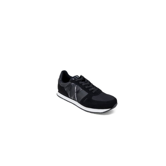Armani Exchange Black Polyester Athletic Sneakers Armani Exchange