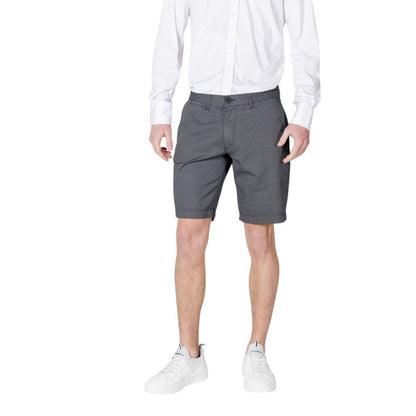 Armani Exchange Blue Cotton Shorts Armani Exchange