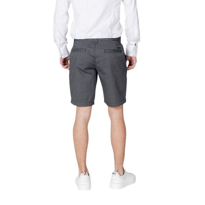 Armani Exchange Blue Cotton Shorts Armani Exchange