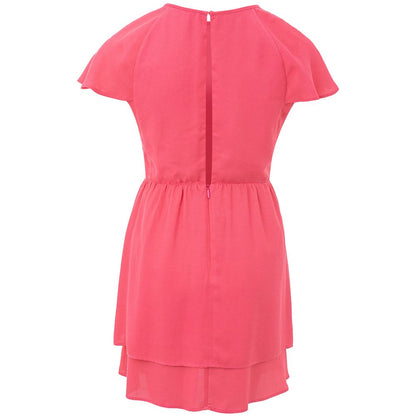 Armani Exchange Fuchsia Viscose Casual Dress Armani Exchange