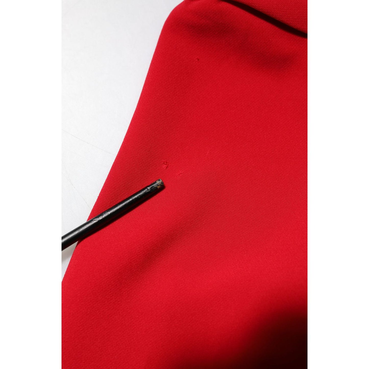 Armani Exchange Red Above Knee Long Sleeves Sheath Dress Armani Exchange