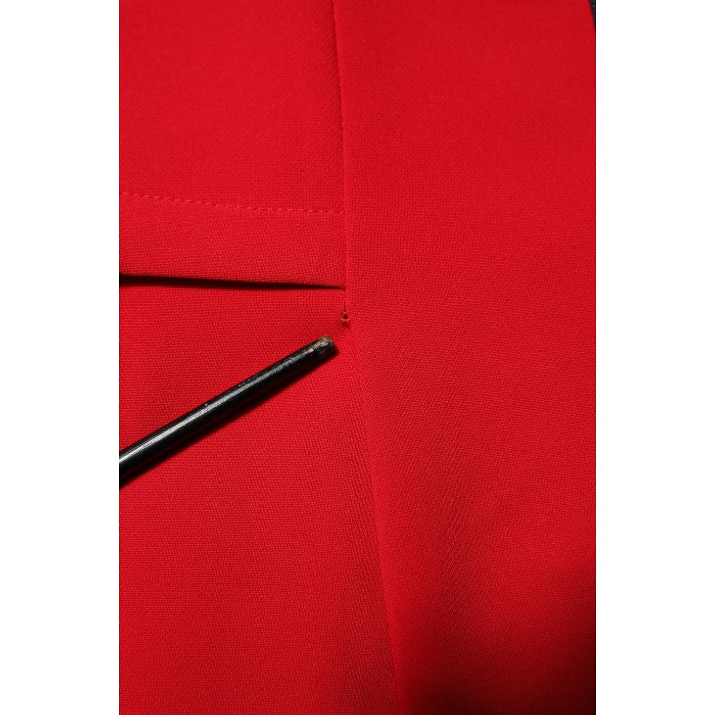 Armani Exchange Red Above Knee Long Sleeves Sheath Dress Armani Exchange