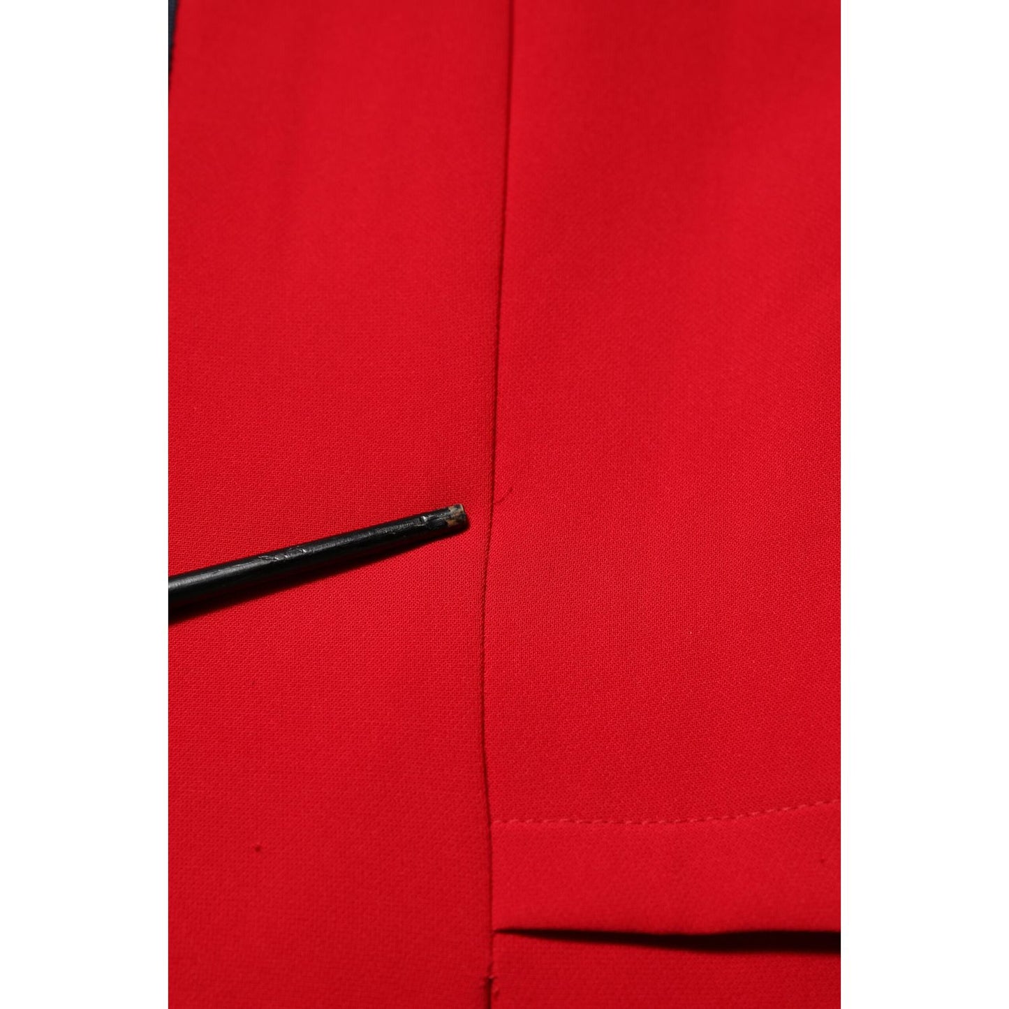 Armani Exchange Red Above Knee Long Sleeves Sheath Dress Armani Exchange