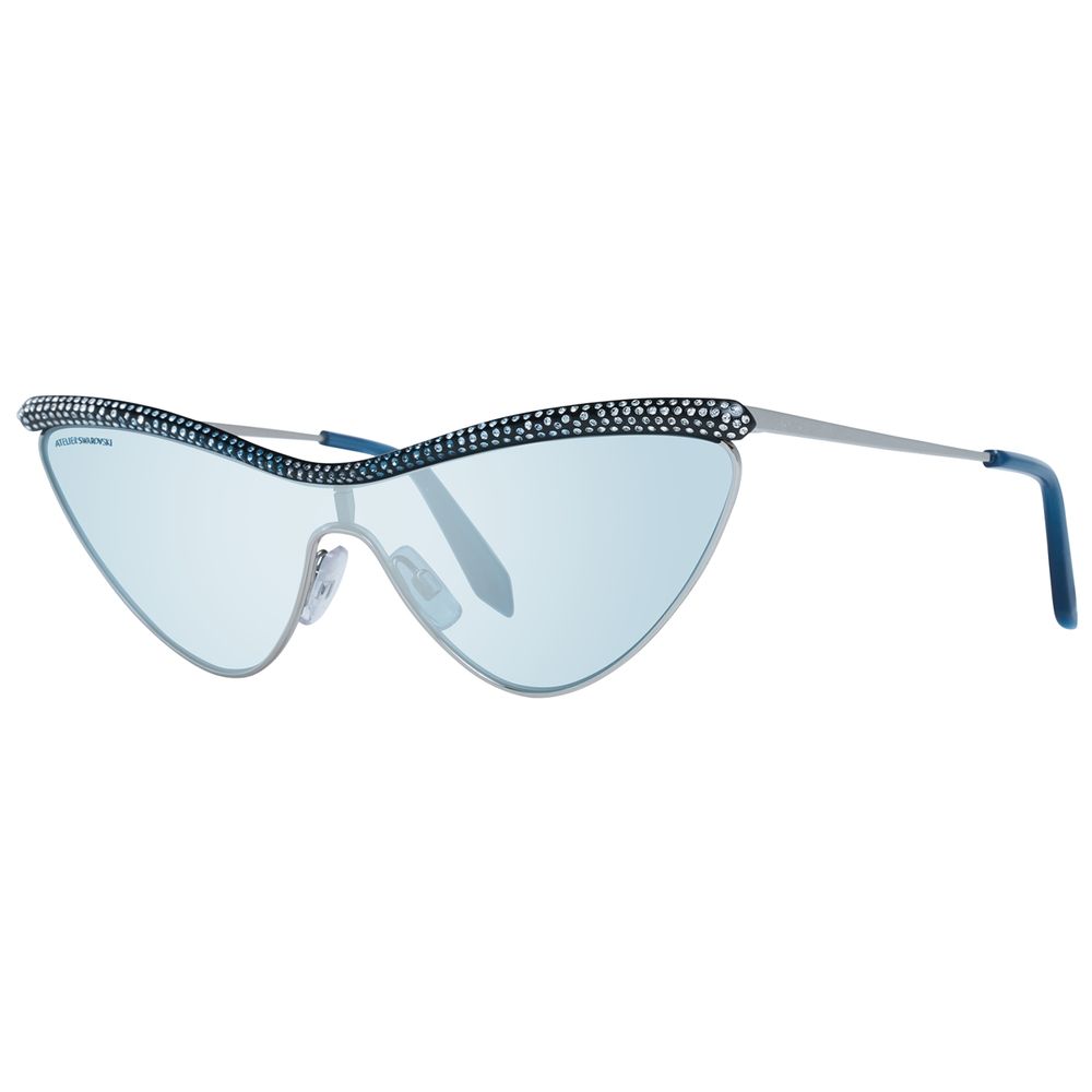 Atelier Swarovski Gray Metal Sunglasses Atelier Swarovski
