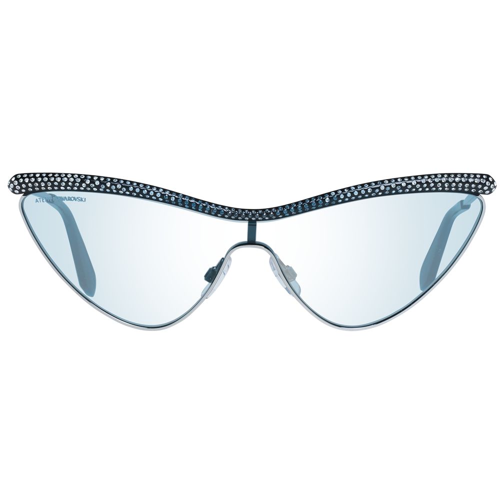 Atelier Swarovski Gray Metal Sunglasses Atelier Swarovski