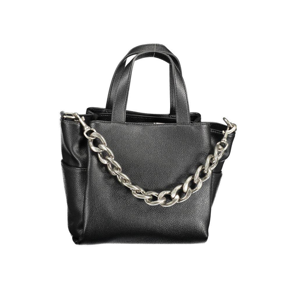 BYBLOS Nero Poliuretano Women Handbag BYBLOS