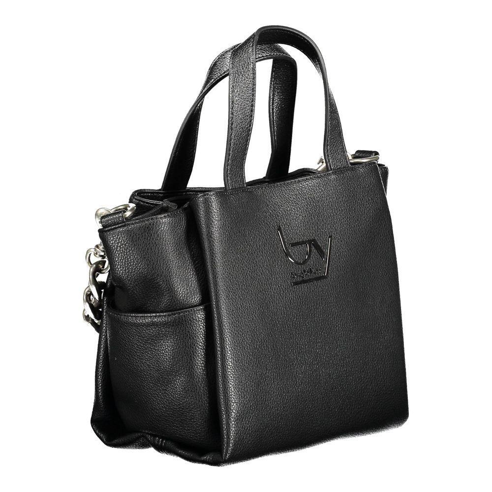 BYBLOS Nero Poliuretano Women Handbag BYBLOS
