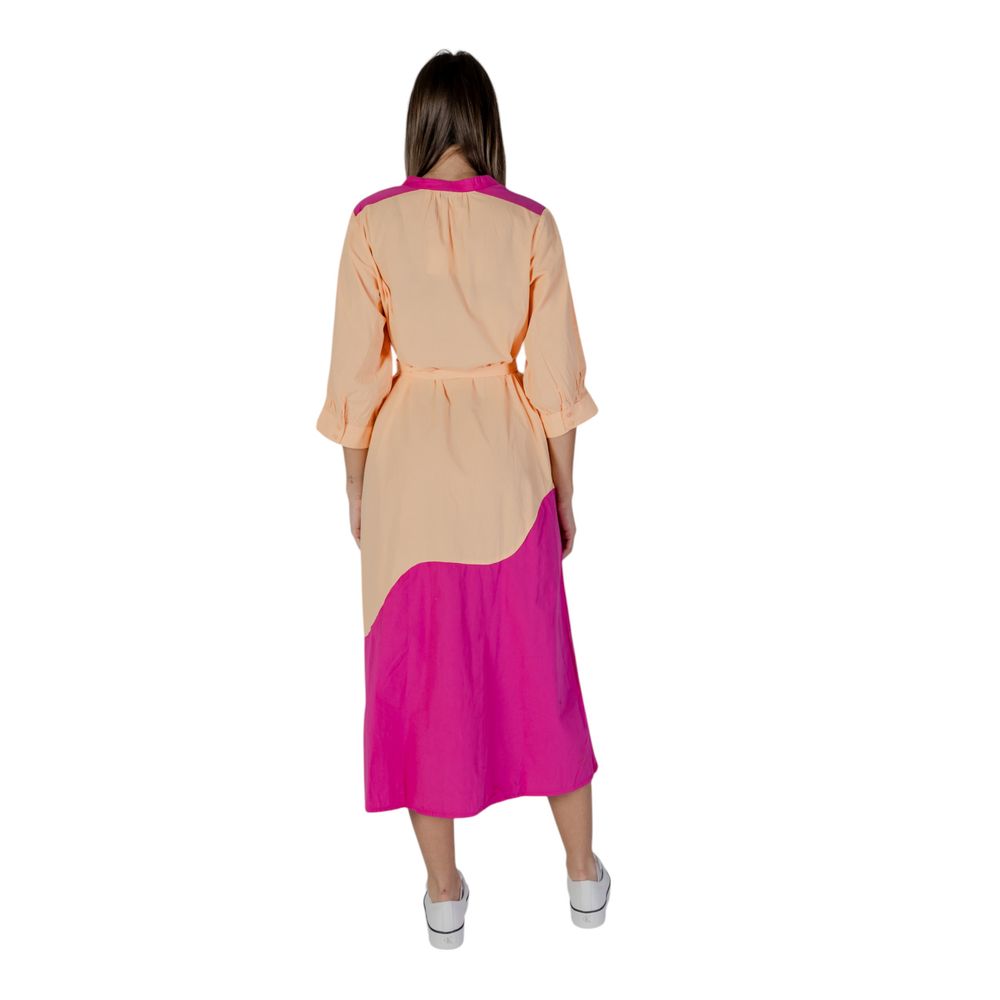 B.Young Orange Cotton Long Dress B.Young