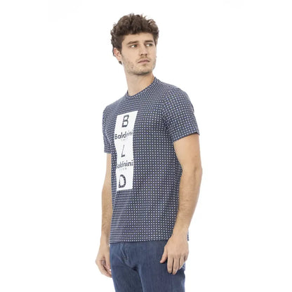 Baldinini Trend Gray Cotton T-Shirt Baldinini Trend