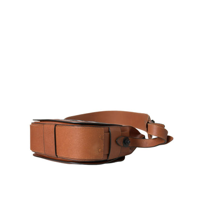 Balenciaga Black Brown Exotic Skin Leather Vertical Crossbody Purse Bag