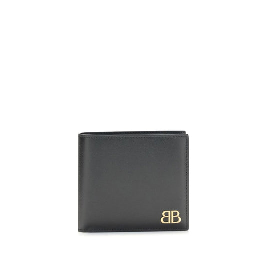Balenciaga Black Calf Leather Bos Taurus Wallet Balenciaga