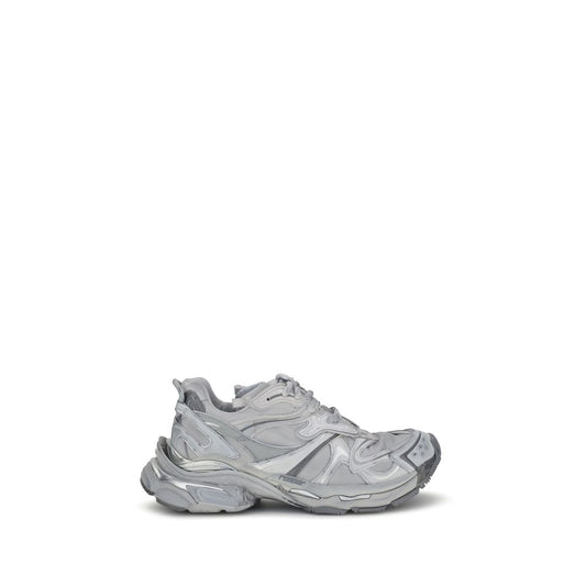 Balenciaga Gray Polyester Platform Sneakers Balenciaga