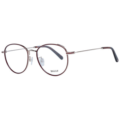Bally Burgundy Metal Glasses (Frames) Bally