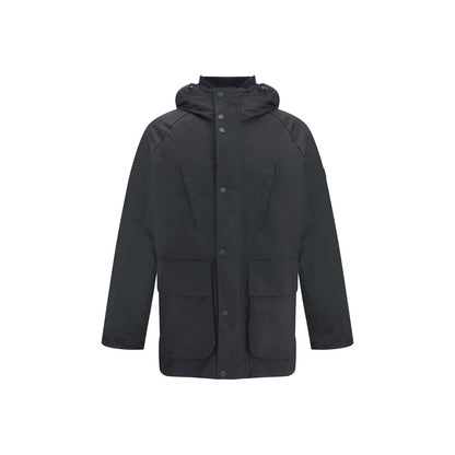 Barbour International Black Cotton Parka Barbour International