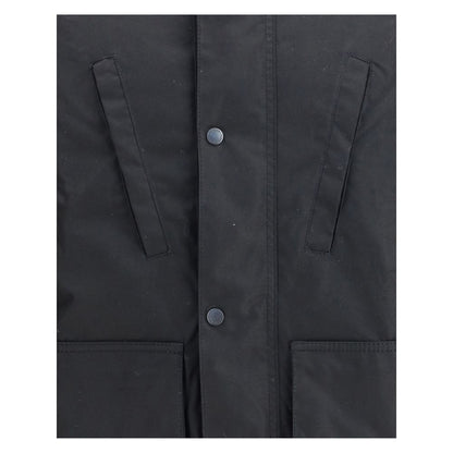 Barbour International Black Cotton Parka Barbour International