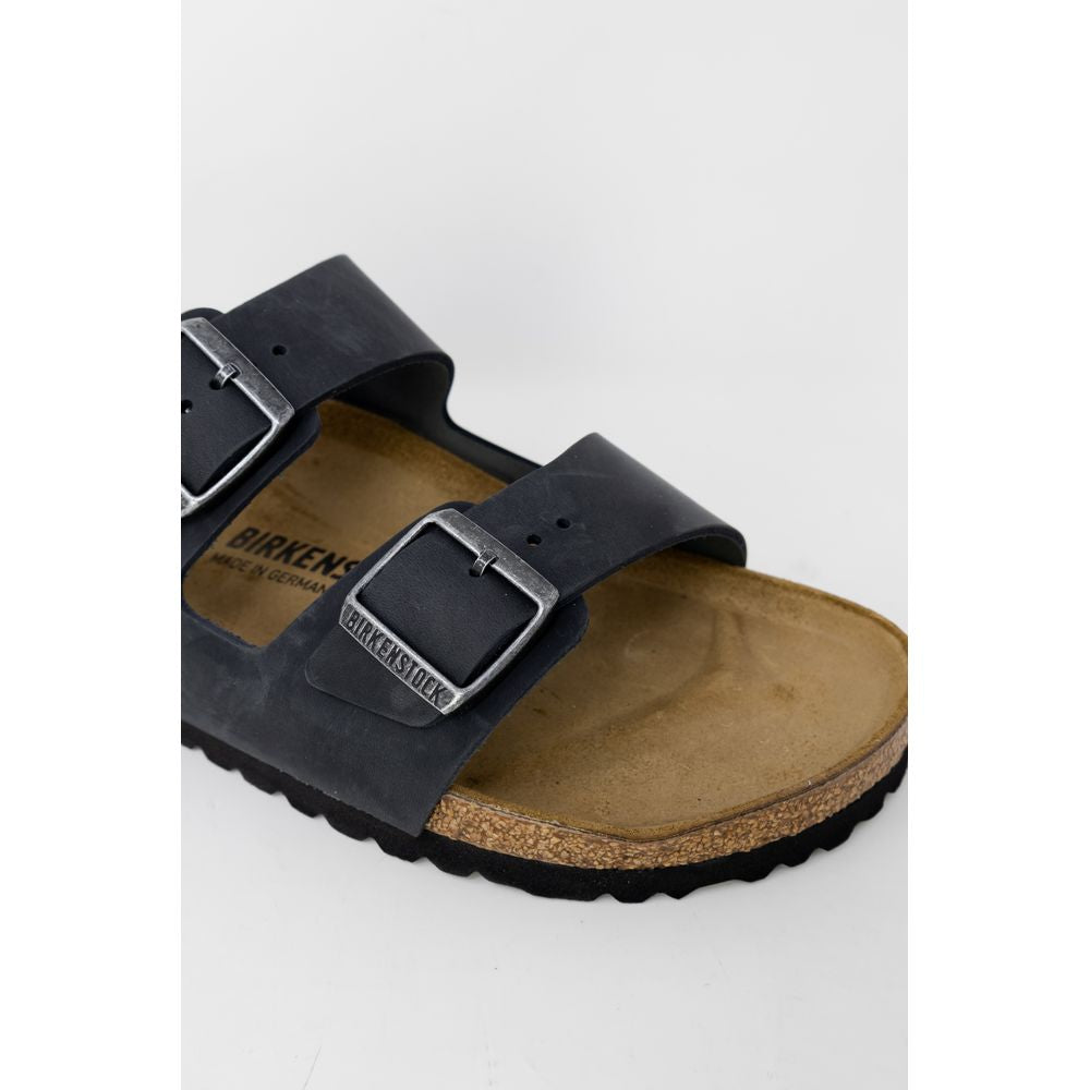 Birkenstock Black Synthetic Slippers Birkenstock